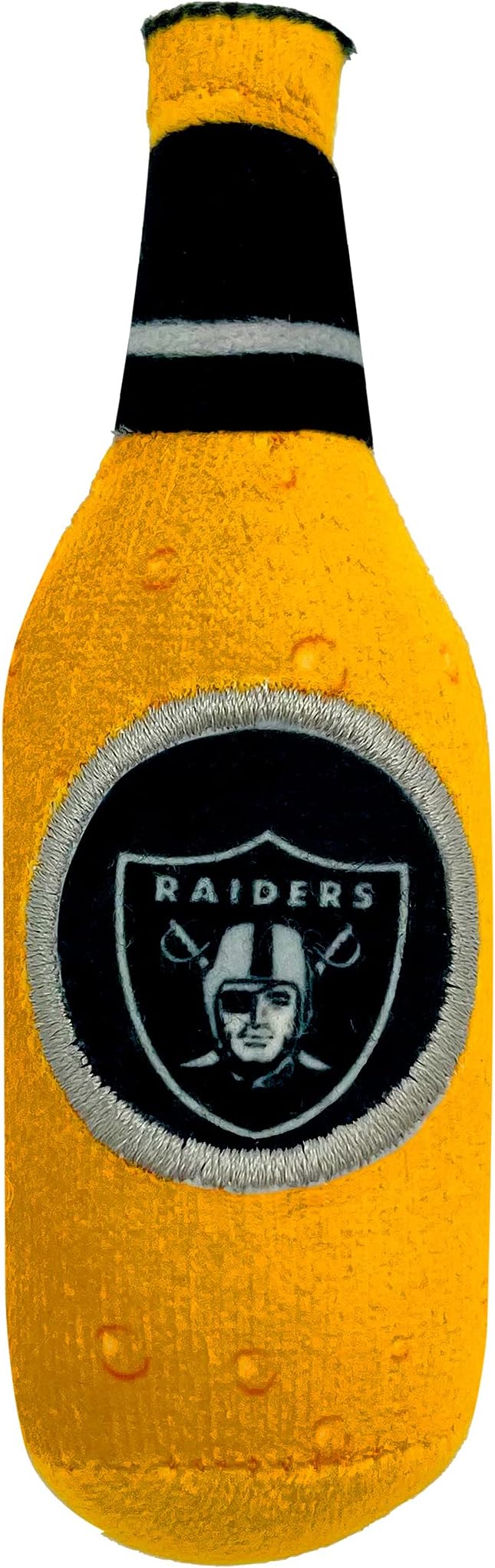 BEST PLUSH CAT TOY - NFL LAS VEGAS RAIDERS Complete Set of 3 piece Cat Toys filled with Fresh Catnip. Includes: 1 Helmet Cat Toy, 1 Football Cat Toy with Feathers & 1 Beer Bottle. Beautiful Team LOGOS - Image 5