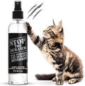 Stop the Scratch Cat Scratch Spray Deterrent – Rosemary Oil, 8 oz | Protect Couches & Carpets — plant-safe, non-toxic spray redirects cats from furniture, drapes & floors, fresh botanical scent by EmmysBestPetProducts