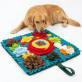 PET ARENA Dog Snuffle Feeding Mat, Adjustable Nose Work Activity Toy | Encourages natural foraging, slows eating, reduces boredom, and provides mental enrichment for pets. by PETARENA