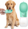 Portable Dog Water Bottle 300ml Leak Proof Pet Drinking Bottle for Dogs & Cats, Outdoor Travel Water Dispenser for Walking Hiking Camping (Lake Green) by Unknown