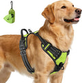 Joytale No Pull Dog Harness for Extra Large Dogs, Front Clip, Green | Grab Handle for Instant Control, Padded & Adjustable Vest, Sturdy Metal D-Rings, for Safe Training & Daily Walking by Joytale