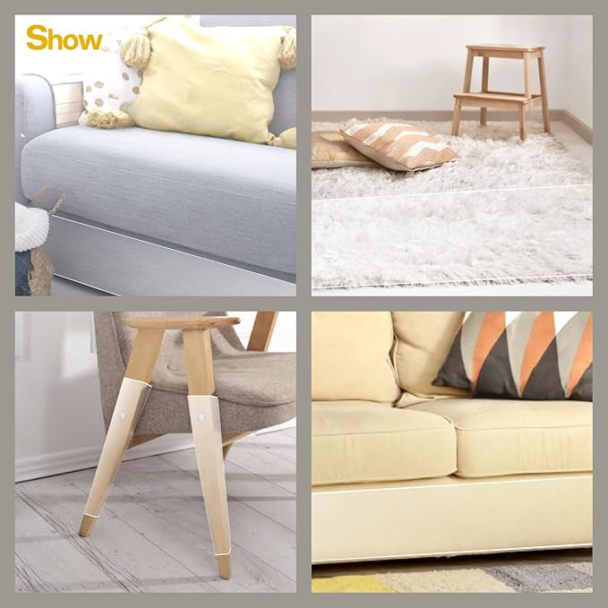 Cat Scratch Furniture Protectors from Cats Scratching, 20 Pack Thicken Self-Adhesive Single Side Couch Protector from Cat Claws for Couches - Image 7