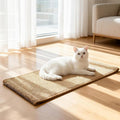 Extra Large Cat Scratcher Mat - Sisal-Style Scratching Rug for Indoor Cats | 31.5 x 14 in Upgrade Soft Sisal Horizontal Cat Floor Scratching Pad, Cat Scratching Rug Protect Furniture by ORDORA