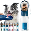Portable Dog Water Bottle 3 in 1 Pet Travel Bowl Dispenser Treat Container by MoonyMars
