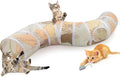 Glittme Cat Tunnel, Cat Tunnels for Indoor Cats, S-Shape Cats Cave with Cat Toys, Foldable Cat Tubes and Tunnels for Cats, Rabbit, Puppy, Guinea Pig | Interactive Bunny Tunnel And Cat Tubes With Crinkle Sounds. Ideal For Kittens, Ferrets And Small Pets... by Glittme