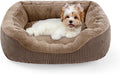 Small Dog Bed Orthopedic Warming Soft Calming Sleeping Durable with Anti-Slip Bottom by INVENHO