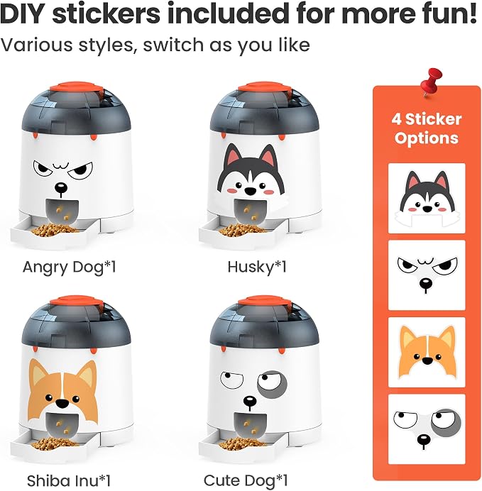 Potaroma Dog Puzzle Feeder Toy, Interactive IQ Training | Electronic Treat Dispenser, Automatic Rechargeable With Remote for Food Dispensing, All Breeds, 280ml Capacity - Image 5