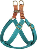 Step in Dog Harnes for Medium Dogs, Blue, M, Chest 19-28" | Freedom Nylon Dog Halter Vests with Metal Buckles, Easy On and Off, Adjustable Straps, Escape-Proof, Easy Walking Training by Didog