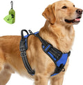 Joytale No Pull Dog Harness for Extra Large Dogs, Front Clip, Navy Blue | Grab Handle for Instant Control, Padded & Adjustable Vest, Sturdy Metal D-Rings, for Safe Training & Daily Walking by Joytale
