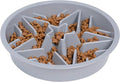 Leash BOSS Raised PET FEEDERS Slow Feed Dog Bowl, 4-Cup, Gray by LeashBoss
