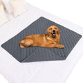 Smiry Waterproof Reversible Pet Couch Covers for Dogs | Pet Friendly, Soft Fabric, Washable Sofa Furniture Protector for Dogs Cat Kids, Checkered (40"x50", Dark Grey/Dark Grey) by Smiry