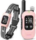 2-in-1 Dog Bark Collar & Training Collar with Remote, 4500FT Range | Shock Collar with Automatic Anti-Bark Control, IPX8 Waterproof Receiver, LED Light, and Adjustable Fit for All Breed by FollowDeluPettoGetSurprise%EF%BC%81
