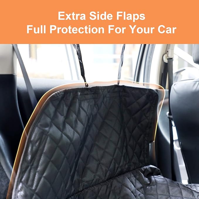 PETICON SUV Cargo Liner for Dogs, Trunk Cover with Bumper Flap Protector | Waterproof Pet Cargo Cover with Side Flaps, Dog Car Seat Cover with Non-Slip Mat, Prevents Scratches, Pet Hair, Mud, and Dirt - Image 4