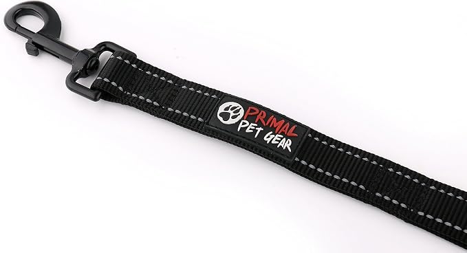 Dog Leash 6ft Long,Traffic Padded Two Handle,Heavy Duty,Reflective Double Handles Lead for Control Safety Training,Leashes for Large Dogs or Medium Dogs,Dual Handles Leads(Black) - Image 8