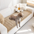 Pet Couch Covers Protector for Dogs Sofa Slipcovers Washable Cushion Cover | Non slip,scratch-proof furniture protector fits I-shape armchair,loveseat,recliner,sectional sofa pads(brown,27in*47in) by GumfolkBrandFlagship