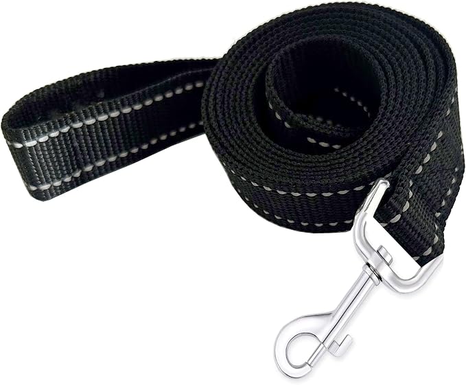 Reflective Dog Leash 4Ft /6 Feet Long, 3/4 Inch Wide, for Small and Medium Dogs by TAIDA
