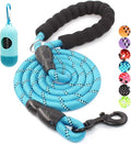 2/4/5/6 FT Dog Leash with Comfortable Padded Handle and Highly Reflective Threads for Small Medium and Large Dogs (6FT-1/2'', Blue) by BAAPET