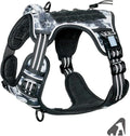 AUROTH Tactical Dog Harness for Small Medium Large Dogs - No Pull, Adjustable, Reflective, K9 Working Training, Easy Control, Military Service Dog Harness (M, Black Ink) | Heavy Duty with Handle, Breathable Padded, Reflective, Military K9, Easy Control... by AurothPets