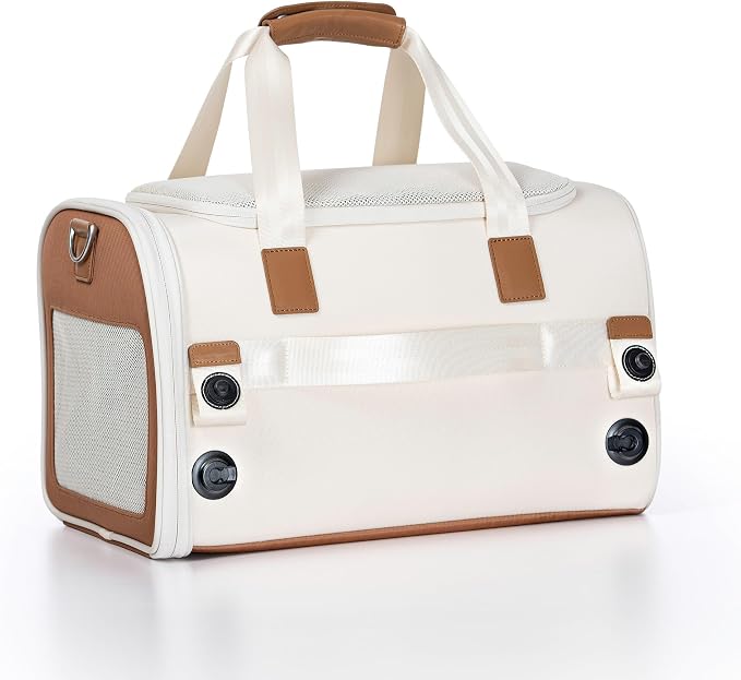 Traveler's Choice Argo Pawsport to Adventure Pet Carrier, Tan - Image 5