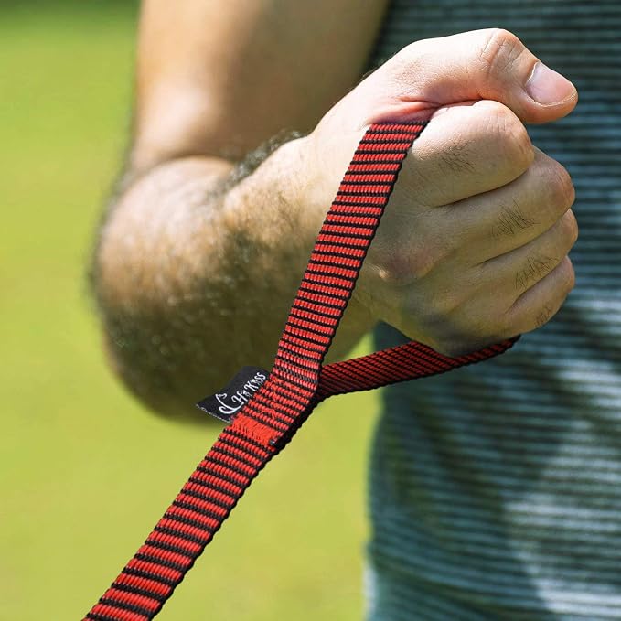 Hi Kiss Dog/Puppy Obedience Recall Training Agility Lead - 15ft 20ft 30ft 50ft 100ft Training Leash - Great for Training, Play, Camping, or Backyard(100ft,Black_red) - Image 2