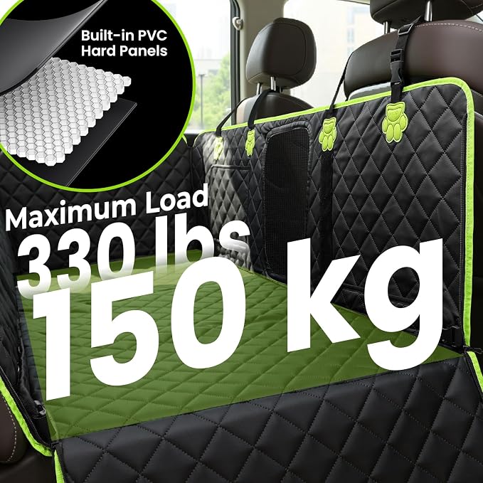 2-in-1 Dog Car Seat Cover for Back Seat, Transform to Passenger Mode - Dog Car Seat, Waterproof, Scratch-resistant, Support to 330lbs, for Outdoor Activities, Travel, to the Vet, for Cars/SUV/Truck - Image 4