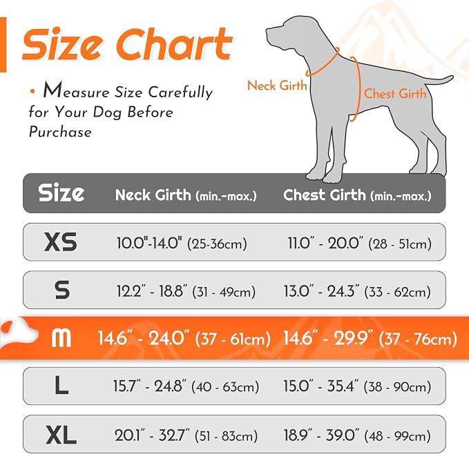 Eagloo Dog Harness for Medium Sized Dogs, No Pull Vest with 2 Leash Clips | No Choke with Handle, Adjustable Comfort Fit, Reflective Strips, Easy Walking Control, Orange, Medium - Image 2
