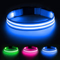 Illumifun Light Up Dog Collar for Night Walking, Rechargeable LED Dog Collar, Waterproof & Adjustable Lighted Collars Glow in the Dark (Blue, Medium) by Illumifun
