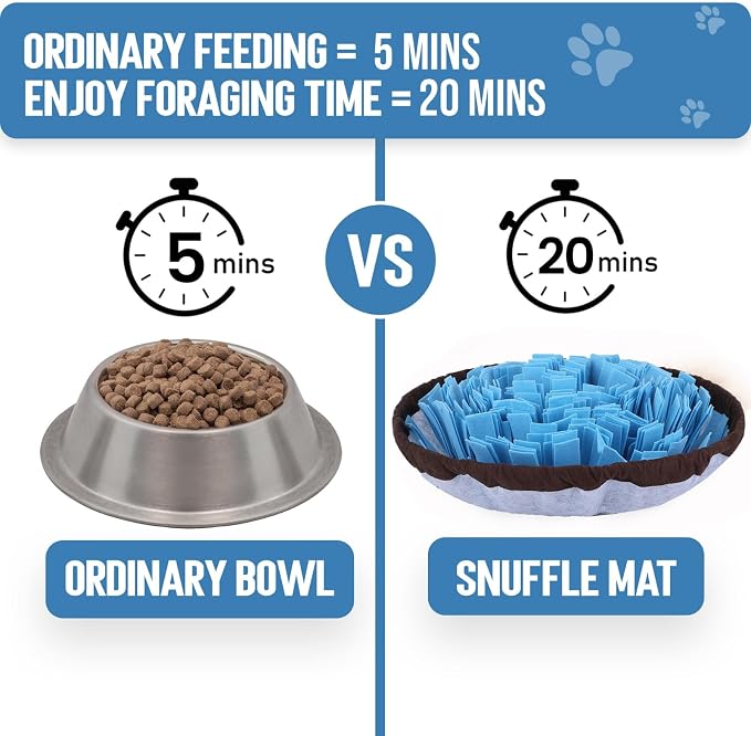 PET ARENA Adjustable Snuffle Mat for Dogs Puzzle Feeder Toy | Promotes healthy eating habits, reduces boredom, brain exercise, and provides engaging activity for pets indoors or outdoors - Image 7
