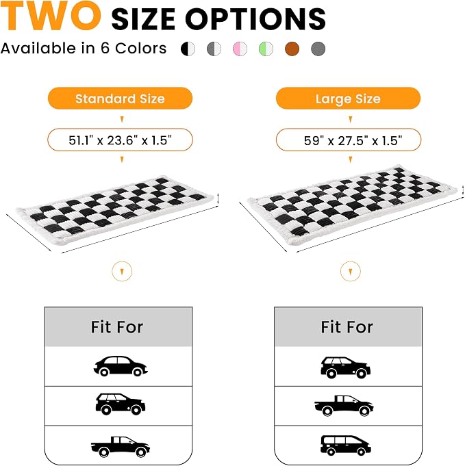 HiPetpy Backseat Dog Bed Mat for Car, Non-Slip Dog Bed for Car Back Seat | Soft & Cozy Dogs Blanket for Car, Washable Travel Pet Mat Seat Protector for Car, SUV, Truck, Fit Backseat Extender - Image 5