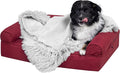 Furhaven Waterproof Throw Blanket for Dogs & Indoor Cats, Reversible Protective Pet Blanket, Small, Long Faux Fur & Velvet, Mist Gray by FurHaven