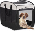 DONORO Dog Kennels and Crates for Medium Dogs, Portable Pop Up Indoor Pet Cage with Sturdy Wire Frame, Collapsible Travel Crate Soft Sided Cat Bag Escape Proof (Black, 28.0" L x 18.0" W x 22.0" H) by DONORO