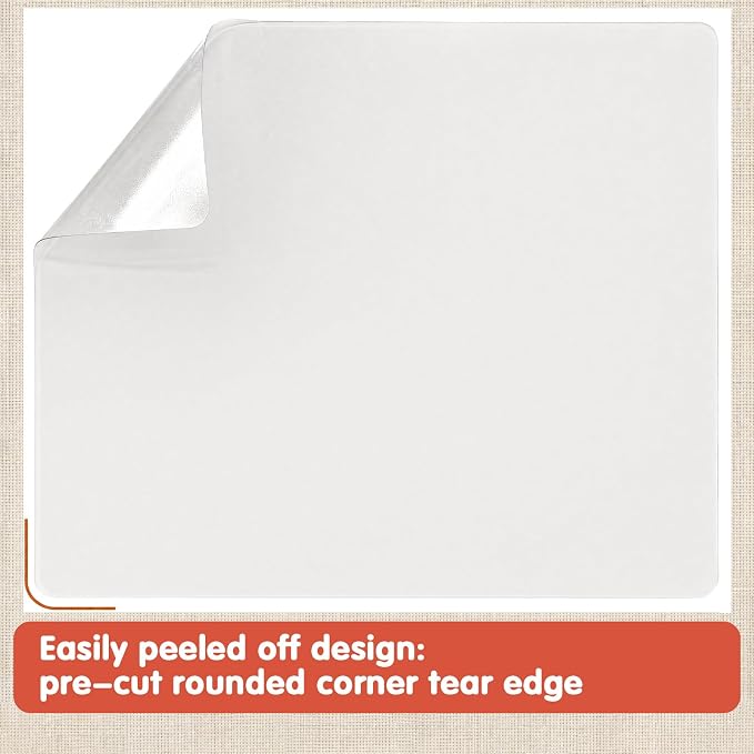 Secopad 18 PCS Cat Scratch Furniture Protector, Couch Protector, 17IN | Transparent, Single-Sided, Self Adhesive, Large Size, Easy to Use and Remove, Anti Pet Deterrent, Sofa Cover from Cat Claws - Image 8