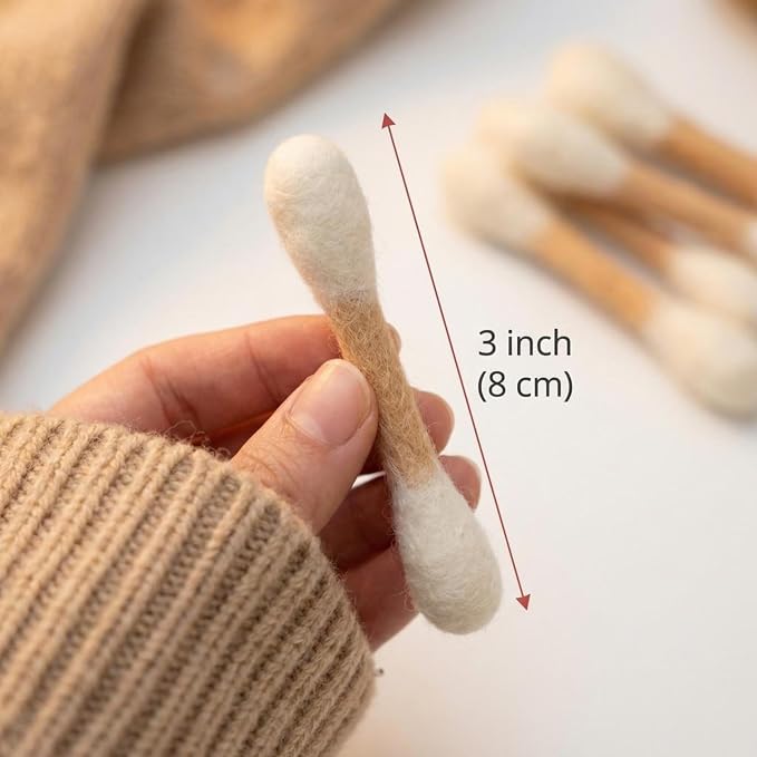Glaciart One MINI Swabs Cat Toys with Catnip - 6 Pk | Durable for Chew, Cute Cat Toys Interactive Kitty for Boredom, Exercise, & Play | Filled w/Organic Catnip for Anxiety & as Digestive Aid - Image 4