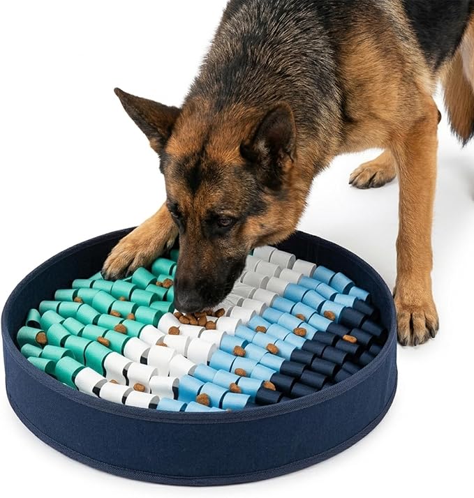 PET ARENA Adjustable Dog Snuffle Mat Interactive Feeding Toy - Multicolor | Encourages natural foraging, helps reduce boredom, slows eating, and provides mental stimulation for daily enrichment. by PETARENA