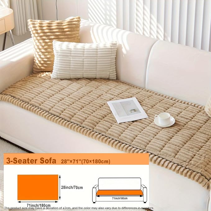 ZQFFB Couch Cover for Dogs Washable Non-Slip Pet Friendly Sofa Protector | Multiple Sizes Dog Blanket Fit Sectional Sofas & Loveseats, Prevents Pet Hair, Scratches & Stains - Image 6