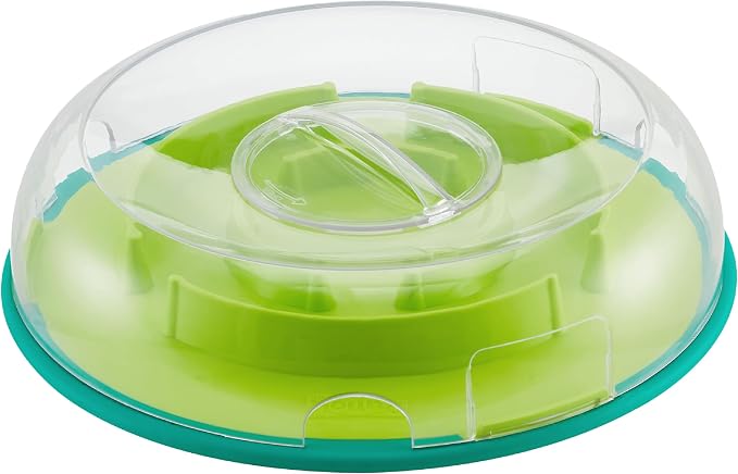 Outward Hound by Nina Ottosson Wobble Bowl Slow Feeder Dog Puzzle, Level 1 Beginner, 11.6 inches x 3.5 inches, Multicolored | Level 1 Easy, Holds 1 Cup Kibble or Treats, Easy Clean, No BPA, Turns Meals into Interactive Game, Enrichment, Dogs & Puppies by OutwardHound