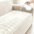 Leakproof Couch Cover for Dogs, Non Slip Washable Sofa Protector | Stain-Resistant Window Seat Cushions Chair Mat Car Seat Cover for Kids Pets (Off-White 27.6" x 59") by Wnote