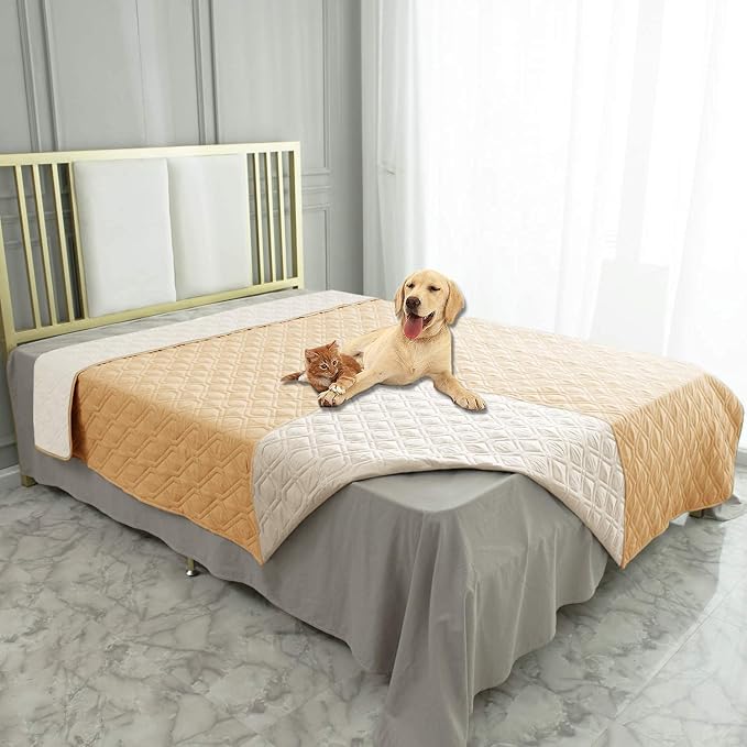 Ameritex Waterproof Dog Bed Cover Pet Blanket for Furniture Bed Couch Sofa Reversible - Image 5