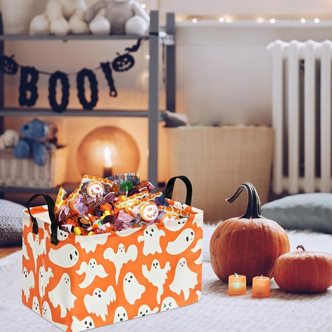 Rectangle Gift Storage Basket Home Shelf Storage Basket Organizer Box Clothes Laundry Hamper Nursery Basket Laundry Basket with Handles - Image 5
