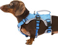 Escape Proof Dog Harness, Dachshund Harness, Reflective Dog Harness with Handle, Durable,Adjustable Vest for Small Medium Large Dogs Walking, Training, and Running Gear (Sea Blue,S) by Huntboo