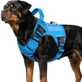 WINGOIN Blue Tactical Dog Harness for Large Dogs,No Pull Dog Harness | with Handle,Adjustable Reflective,Military K9 Style,Big Size Dog Vest,for German Shepherd,for Walking Training Hunting by WINGOIN