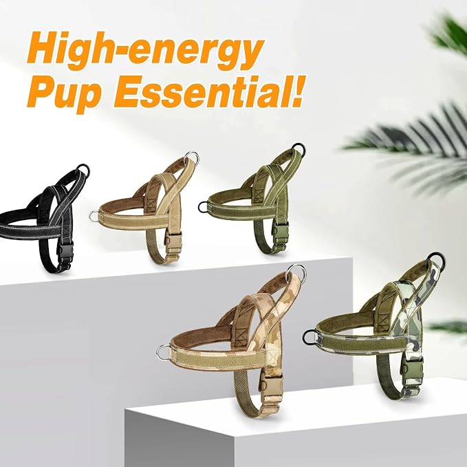 Forestpaw No Pull Dog Harness with Large Handle,Comfortable,L,Camo Brown | Adjustable Fits Chest 26-31",50-80 lbs,Slip On,Quick Release,Easy Control,Soft Padded,for Medium Large Dogs Walking Training - Image 6