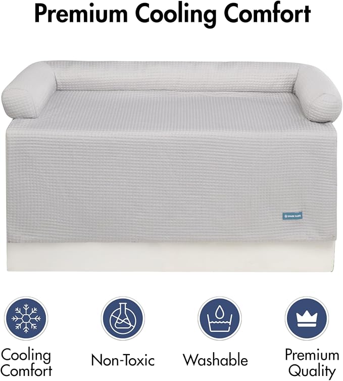 Spark Paws Cooling Couch Cover Dog Bed, Furniture Protector Mat | Non-Toxic Washable Pet Cooling Pad for Large, Medium and Small Dogs - Image 2