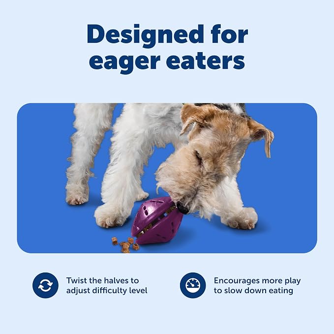 PetSafe Busy Buddy Twist 'n Treat Dispensing Dog Toy, Medium | Twist Halves Apart for Quick Treats or Closer for a Challenge, Patented Treat Meter, Top-Rack Dishwasher Safe - Image 4