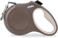 Fida Retractable Dog Leash X-Small Breed, 10 ft Durable Pet Walking Leash for Extra Small Dogs/Cats/Small Animals up to 18lbs, 360° Tangle Free, Coffee/Brown by Fida