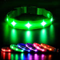 MASBRILL Led Dog Collar, Rechargeable Water-Resistant Night Safety Collar by MASBRILL