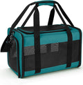 Hipubby Cat Carrier Dog Carrier for Pets Up to 16 Lbs, Soft-Sided Pet Travel Carrier for Cats and Small Dogs, Airline Approved Pet Carrying Case with Shoulder Strap & Removable Mat - Blue by Hipubby