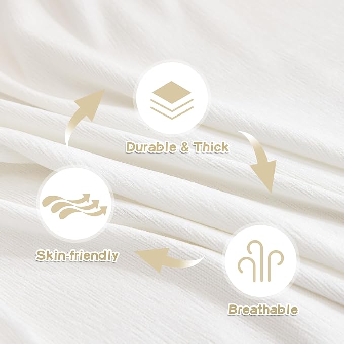 MYSKY HOME Oversized Couch Cover Sofa Covers Couch Covers for 3 Cushion Couch Sofa Pet Friendly L Shaped Couch Cover Sectional Couch Covers Non Slip Furniture Protector for Kids, Dogs, 91"x150", White - Image 8