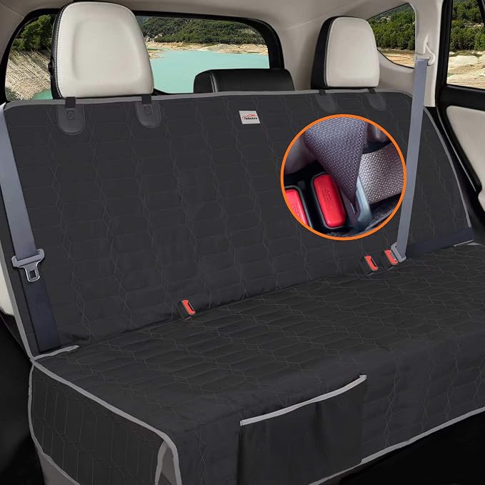 Reliadura Relidura Bench Seat Cover for SUV Waterproof Seat Cover for Dogs in Car Non-Slip Dog Car Seat Cover for Back Seat Heavy Duty Protector for Rav4/CRV/Subaru Rear Seat Covers for SUVs - Image 7