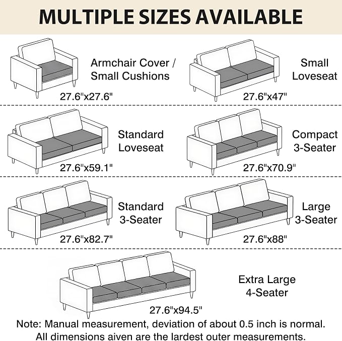 Fixwal Waterproof Flannel Dog Couch Cover, 27.6" x 47", White | Integrated TPU Barrier, Non-Slip Backing, Machine Washable, Pet Friendly, Easy Clean Pet Hair, Soft Sofa Cushion Protector - Image 2